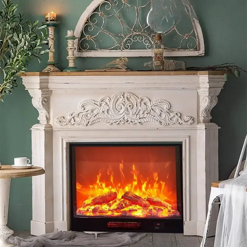 

Classic Decoration Living Room Fireplace Cozy Thin Wooden Narrow Living Room Cabinets Corner Vintage Mueble Salon Furniture Home