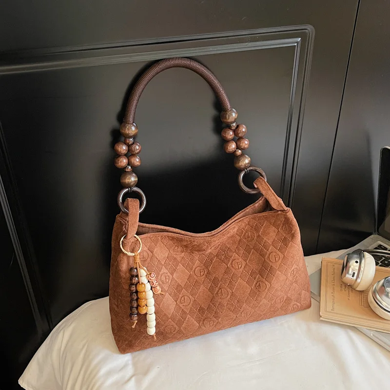 

New Niche Fashion Trends Fashion Versatile Shoulder Bag High Sense Retro Commuter Oblique Span Bag Handbags