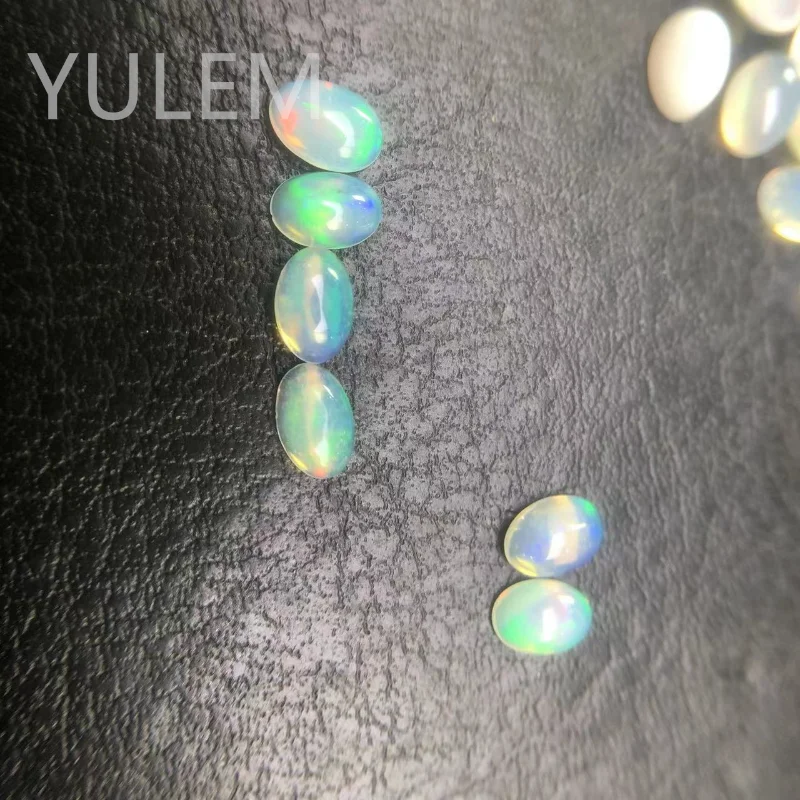 Natural Blue or Pink Brilliances 100% Natural Opal Loose Gemstone Australian Opal Gemstone Jewelry DIY Earring or Ring Pendant