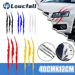 Auto Car Sticker riflettente Monster Claw Scratch Stripe Marks decalcomania del faro adesivi per Auto 40 cmx12cm accessori per Auto