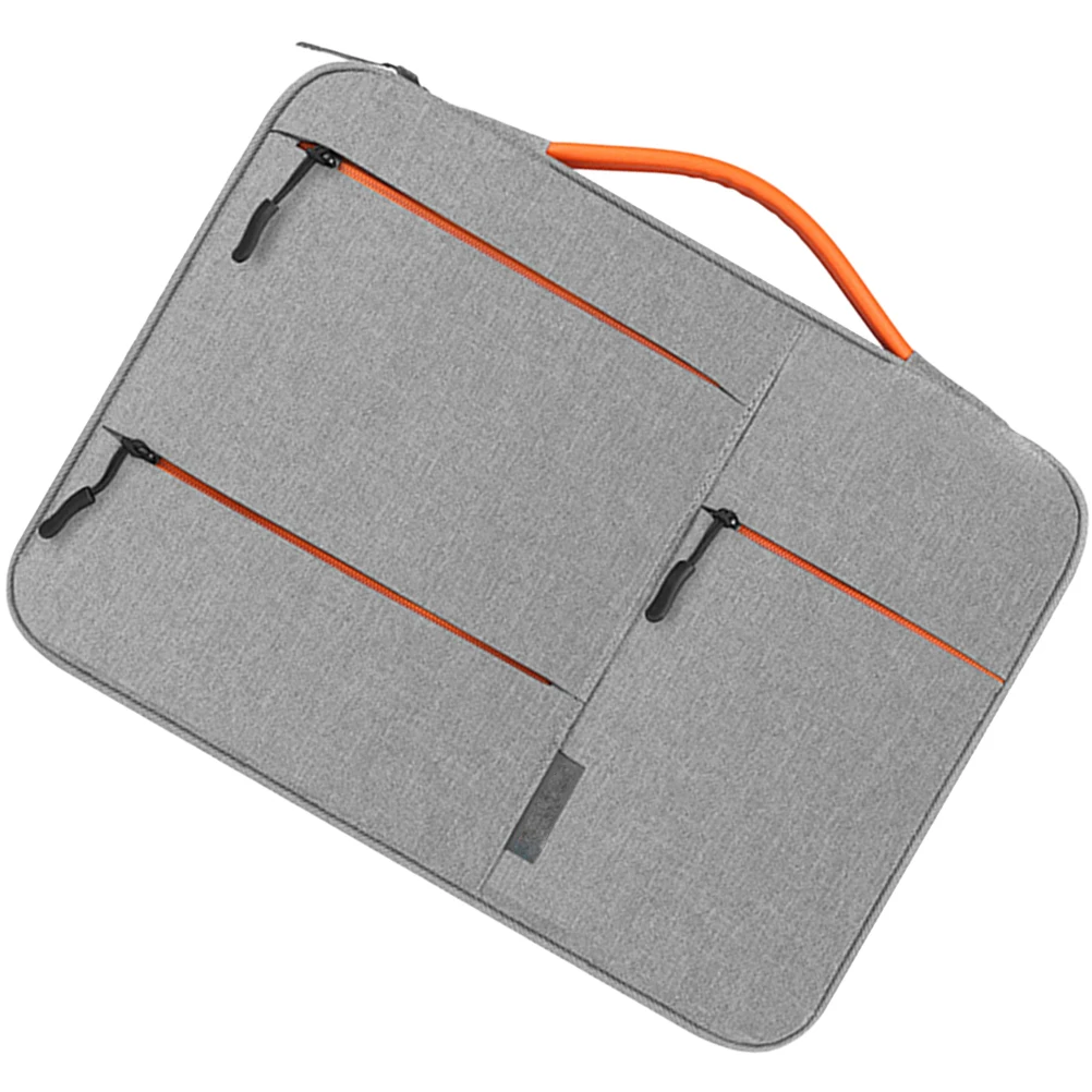 

Fleece Lined Bag Large Capacity Padded Case Protective Cover Laptop Carrying Bag Travel Handbag Computer Case Sleeve