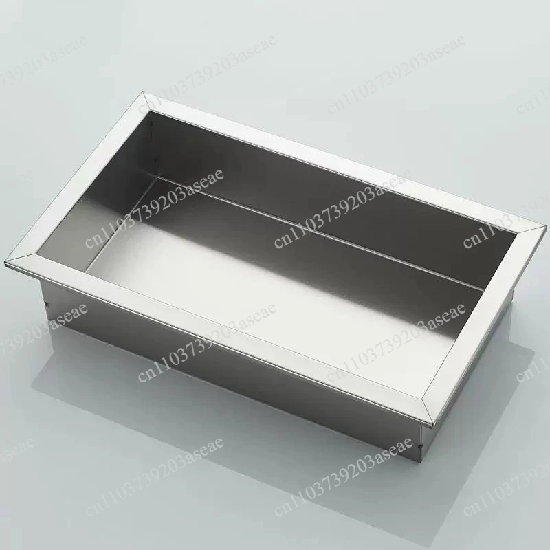 304 Stainless Steel Concealed Wall Niche Matte Black Wall Recessed Box Hotel Recessed Black Shower Niche Embedded