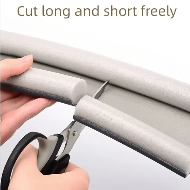 1pc Door Sealing Strip, Door Bottom Seal Strip, Soundproof Door And Window Gap Windshield Strip, Heat Preservation And Dustproof 3 1pc Door Sealing Strip, Door Bottom Seal Strip, Soundproof Door And Window Gap Windshield Strip, Heat Preservation And Dustproof 3