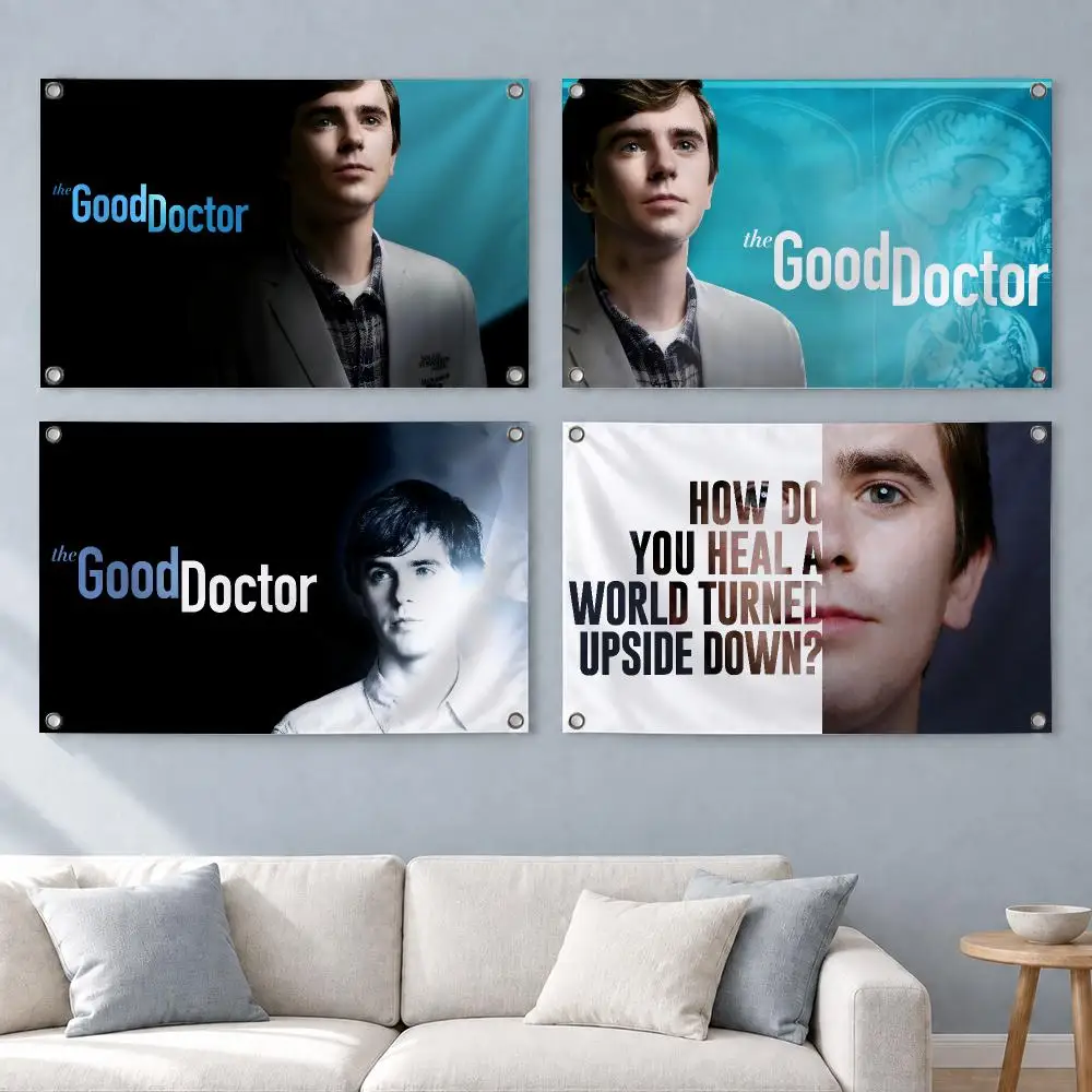 Popular TV Series The Good Doctor Flags Indoor Outdoor Wall Banner Home Room Decor Hanging Art Backdrop