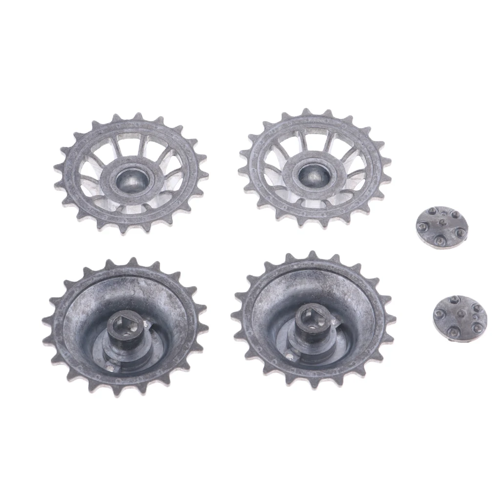 RC Tank Metal Drive Wheel Spare Parts for Henglong 3818-1 1 16 German Tiger Panther Model Upgrade