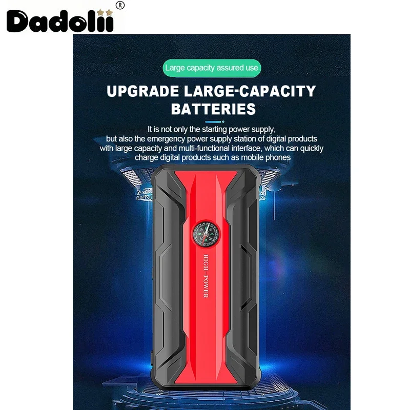 سيارة الانتقال كاتب بدء جهاز بطارية قوة البنك 12V38000mAh Jumpstarter السيارات المغفل الطوارئ الداعم شاحن سيارة الانتقال ابدأ