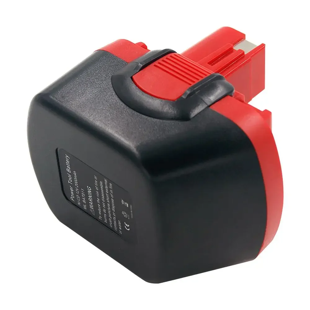 12V 2000mAh Ni-CD 2.0 Ah Rechargeable Cordless Tools Battery for Bosch BAT043 BTA120 26073 35430 3360 3455 BAT139 PSB 12 VE-2