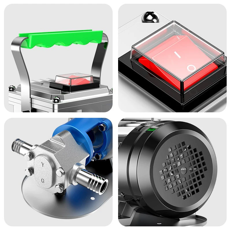 Imagem -03 - Bomba de Óleo de Autoescorvante Alta Viscosidade Óleo Comestível Diesel Óleo Hidráulico Alta Viscosidade 220v 380v Aço Inoxidável