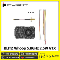 IFlight BLITZ Whoop 5.8G/ 2.5W/1.6W VTX 40CH Raceband Built-in Microphone CNC Shell Cooling Fan 2-8S 25.5X25.5mm for RC FPV