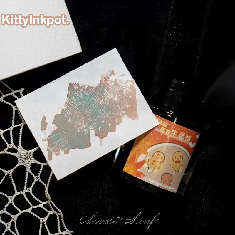 

Чернила для перьевых ручек KittyInkpot, 52 цвета, 5 мл, с блеском, без углерода, для школы, творчества, канцелярских товаров, для стеклянных перьевых ручек JINHAO Hongdian