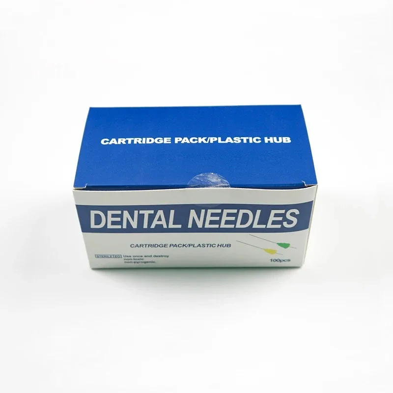 5 x 100pcs/pack Cartridge Pack Plastic Hub Disposable Dental Needles 27g 30g 12/21/25/32/35/38mm Long/Short Dentist Tools