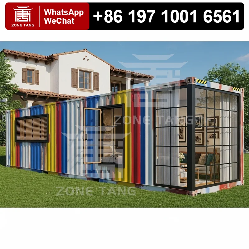 

Будинок с плоской упаковкой, расширяемый контейнер для доставки, сборные крошечные домики, изготовленные домики, контейнер для дома с несколькими спальнями, домашний офис