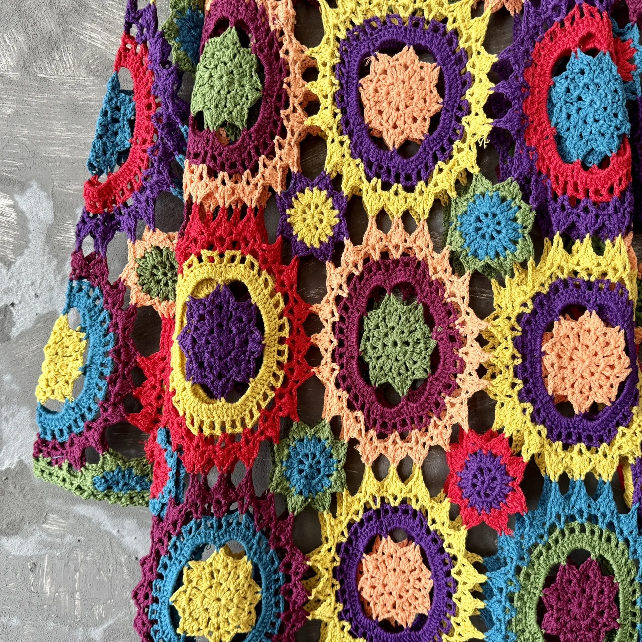 TIYIHAILEY Spring Autumn Women Crochet Tops Long Sleeve Ladies Clothing Fashion 2025 New Long Top O Neck Hollow Out Custom Made