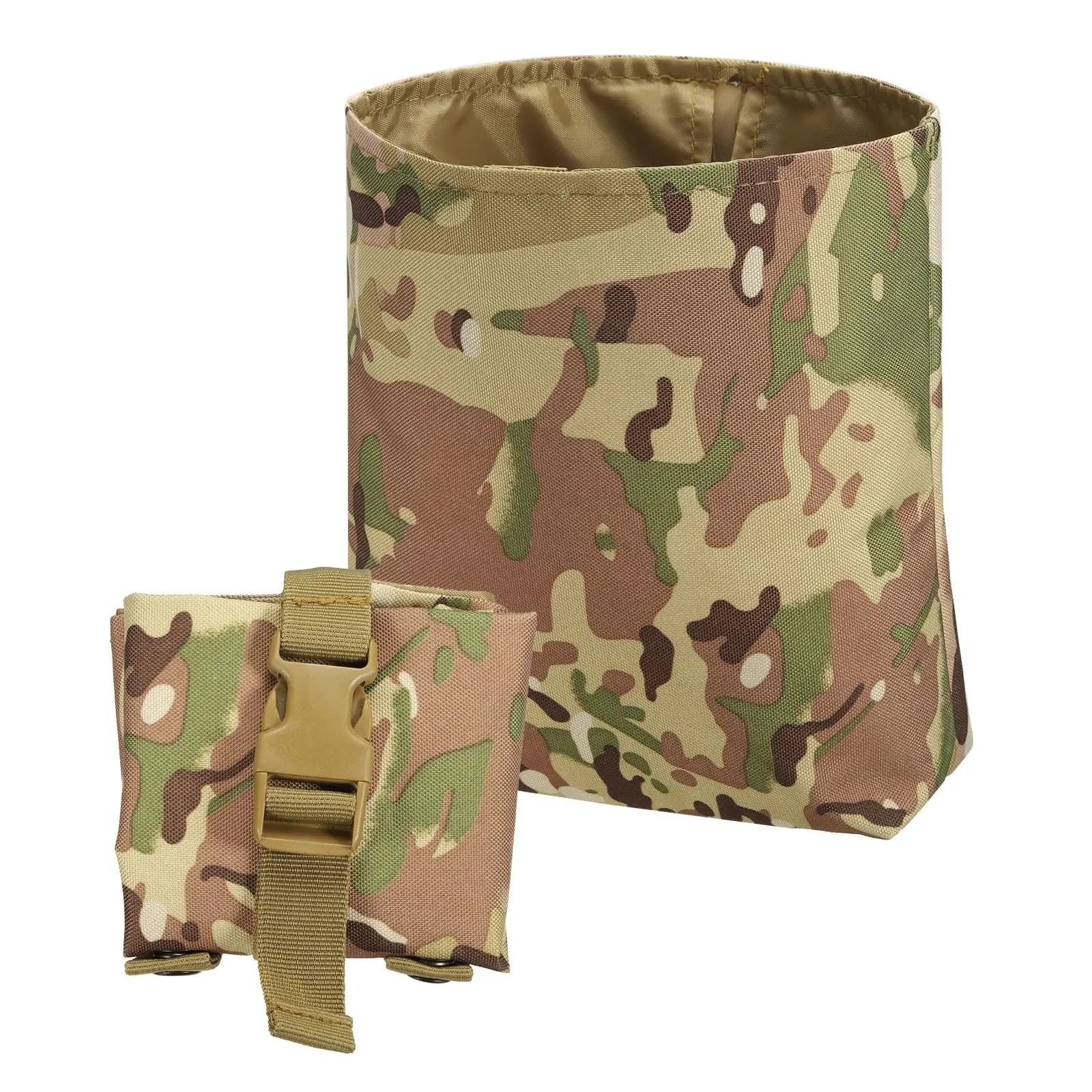 Neue Molle Folding Dump Drop Magazin Tasche Outdoor Camping Jagd Zubehör EDC Faltbare Recovery Mag Holster Taille Tasche – Detail 2