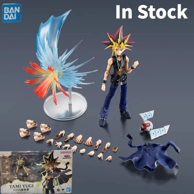 

В наличии: Оригинальная фигурка Bandai SHF Yu-Gi-Oh! Dark Yugi (Yu-Gi-Oh! Duel Monsters) — коллекционная аниме-фигурка с подвижными суставами, модель игрушки