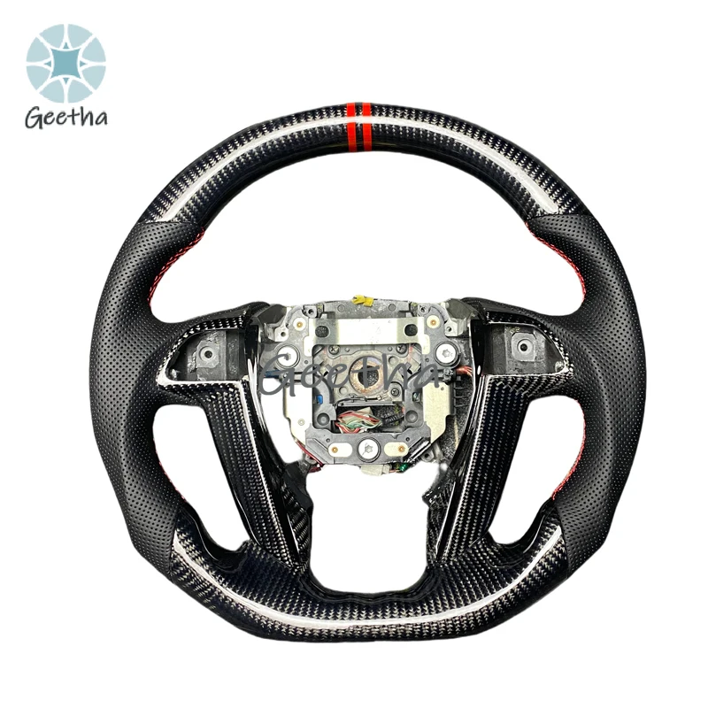 

For Custom Premium Real Carbon Fiber Steering Wheel for Honda Accord 8th 2008 Carbon Fiber Auto Parts