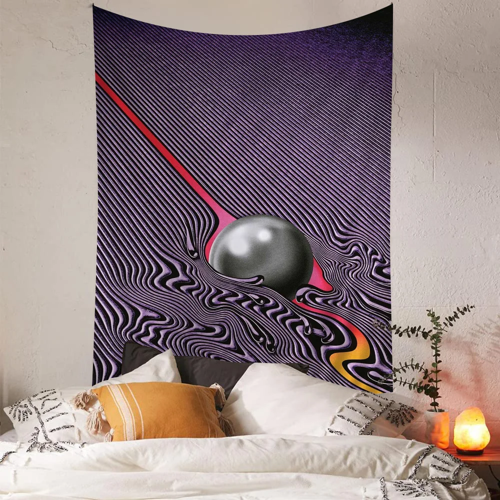 

Большой Настенный Гобелен Tame Impala с психоделическим принтом, индийский Будда, настенное украшение, в богемном стиле, хиппи, Настенный декор