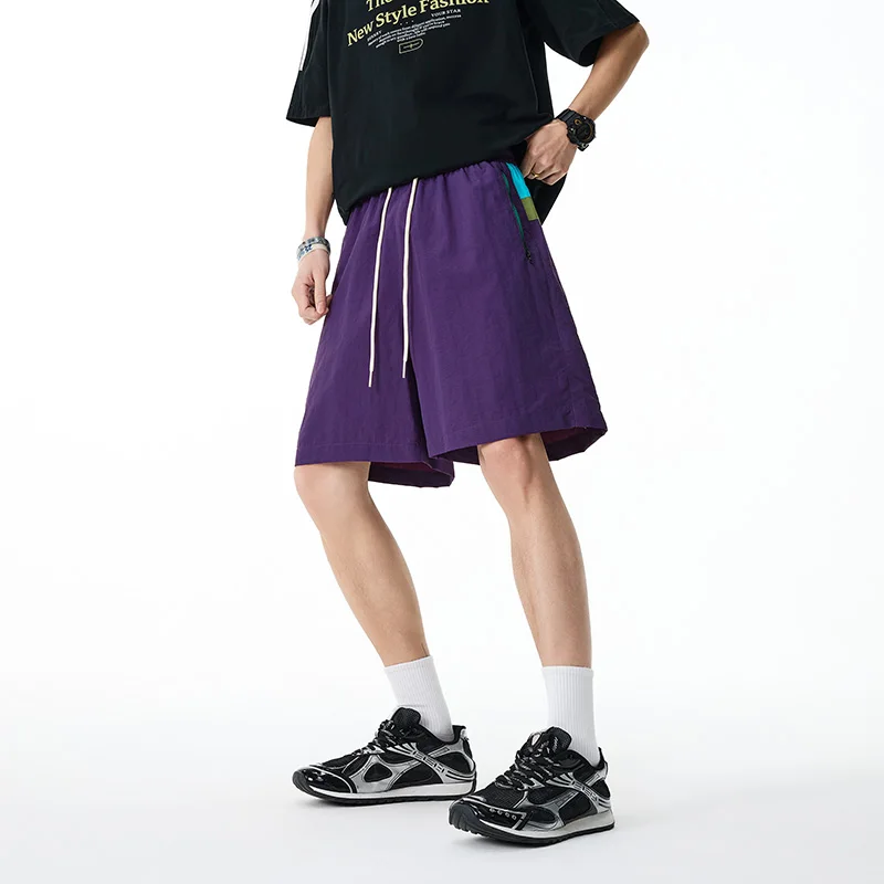 

2026 Summer New Design Quick-Drying Shorts for Men Summer Cool-Feel Active Outdoor Beach Pants Loose Shorts