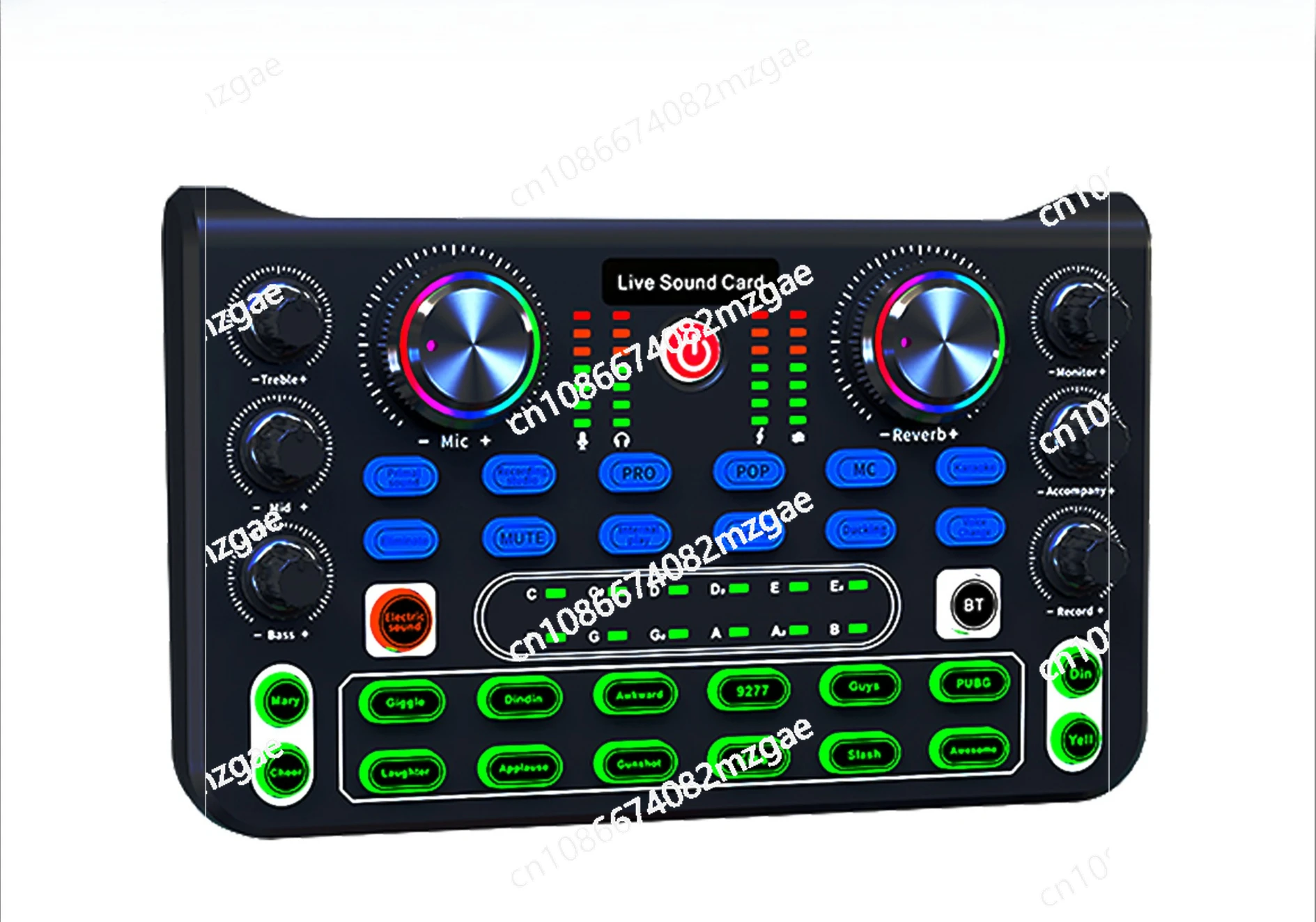 

X60 English version of the compact desktop singing sound card can be used as a foreign trade mixer mixer mixer in various