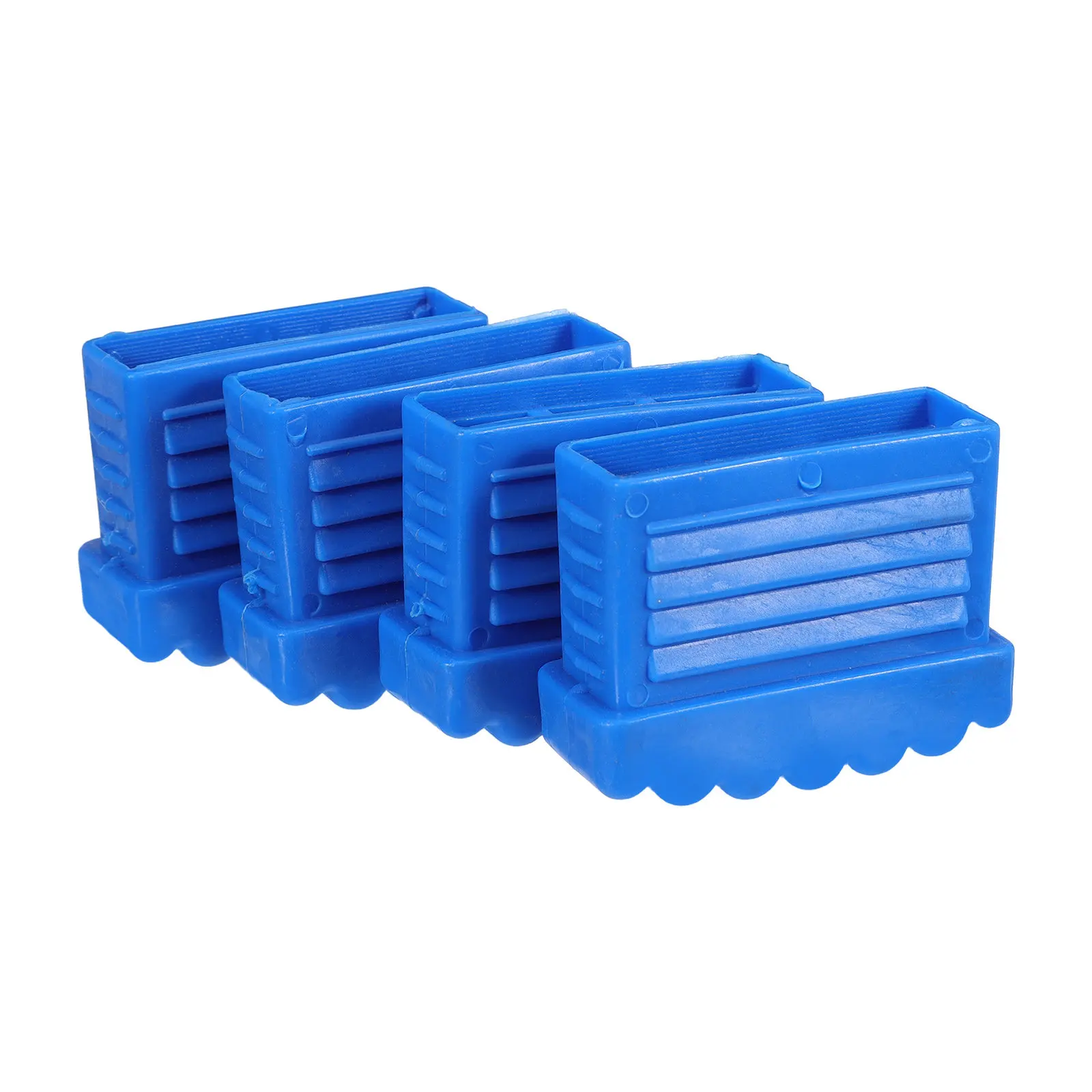 4Pcs Ladder Feet Caps Anti-Skid Stabilizer Pads 2x5.7cm Protective Covers Extension Ladder Feet Pads Floor Protection Safety