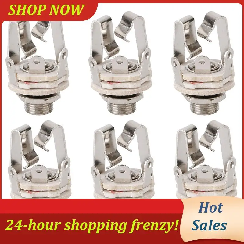 

AB31-20X Jack 6.5 Two-Channel Audio Cable Connector Plug Socket With A Switch Stereo 6.5 Female For Guitar