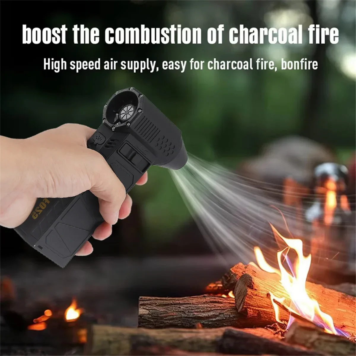 Ventilador de chorro Turbo portátil, soplador de aire eléctrico, aspiradora de 200000 RPM, Motor sin escobillas para soplado de nieve de coche