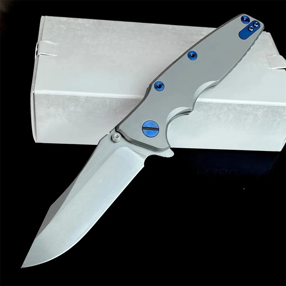 

Складной охотничий нож Outdoor 0392 с лезвием из стали D2 и рукоятью из титанового сплава TC4, для кемпинга, походов, карманный нож, инструмент для выживания EDC