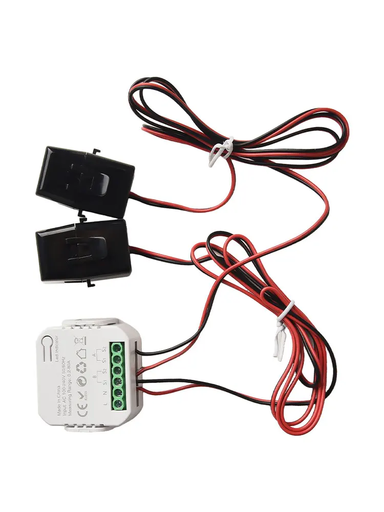 Current Transformer Clamp Energy Monitoring Meter For Energy Efficiency Tracking Hourly, Daily, Monthly Statistics