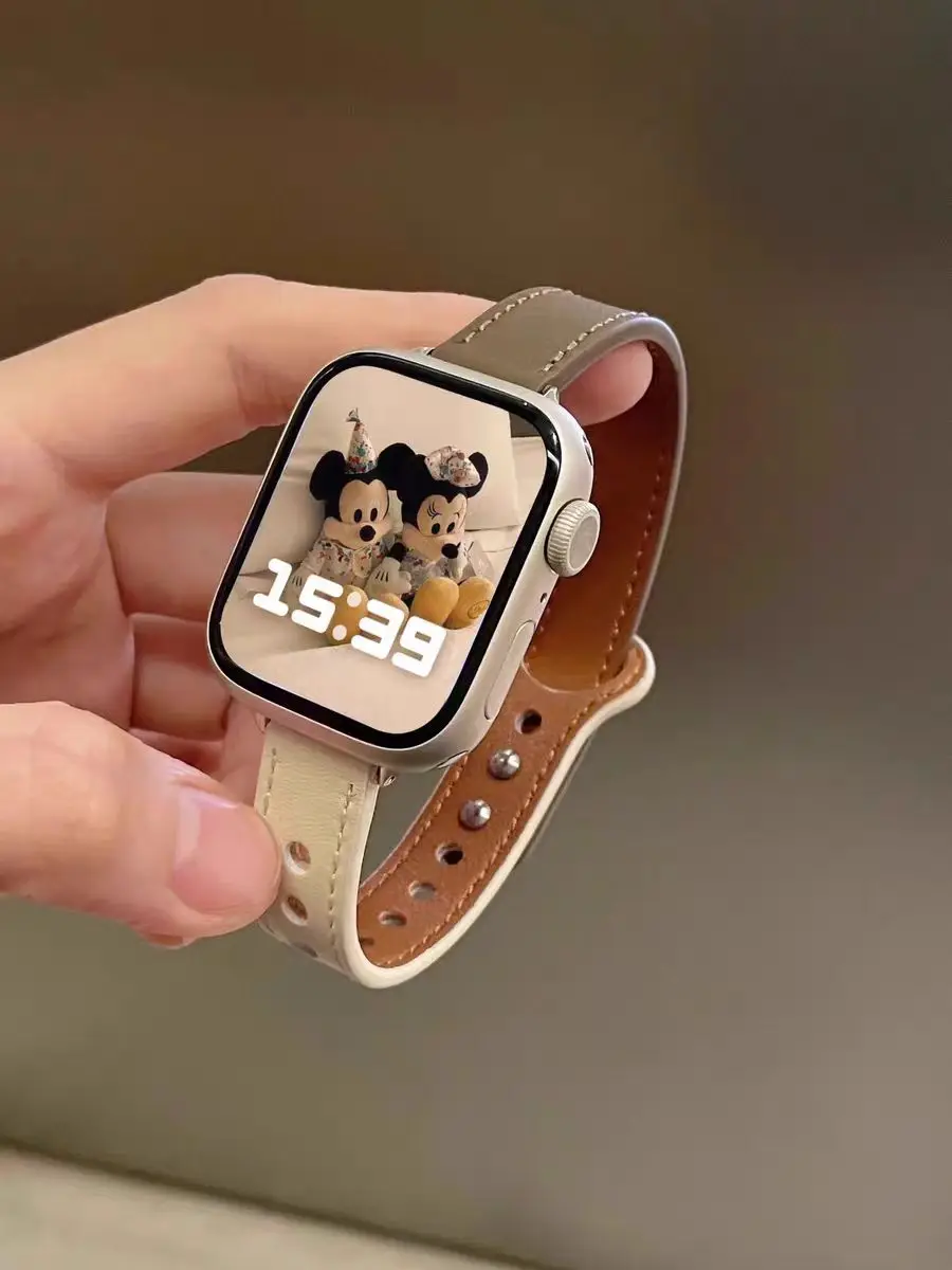 49mm Ultra Band for Apple Watch Strap 8SE 7 6 5 4 40/44mm Lady Bracelet for Iwatch Series 3 2 1 38/42mm Double Nail Slim Correa