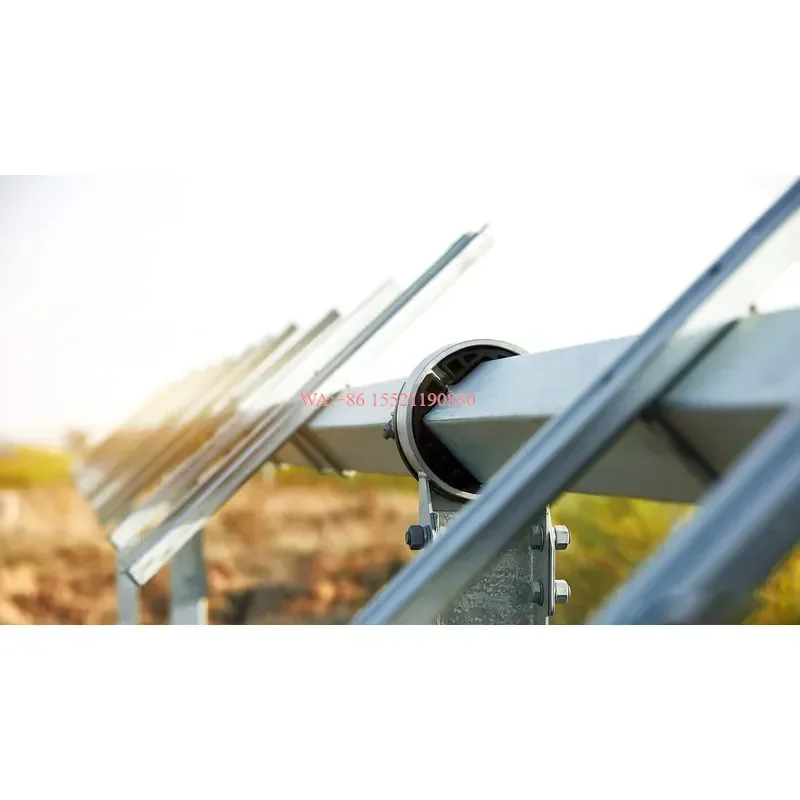 wmwmnu for Solar Tracking System Single Axis Dual-axis Tracker PV Tracking Mount Bracket Kit for 6 Panels 2x3 Array