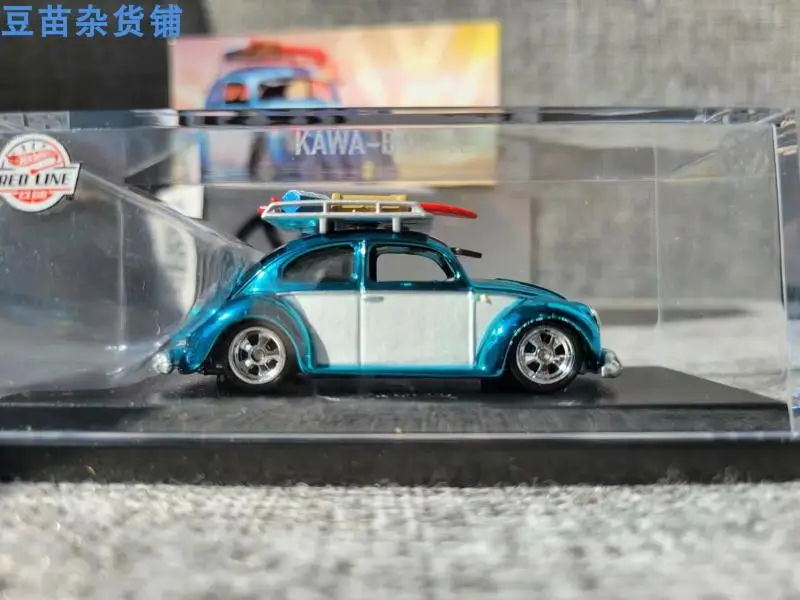 2023 Hot Wheels RLC 1:64 Kawa-Bug-A 49 VW Beetle collezione limitata di ornamenti modello carrello in lega pressofusa