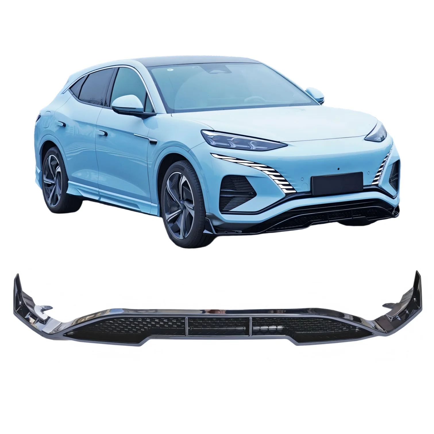 

FOR DENZA N7 Front Bumper Factory Wholesale Bodykit High-quality Front Lip Car Accessories Glossy Black Auto Parts Upgrade