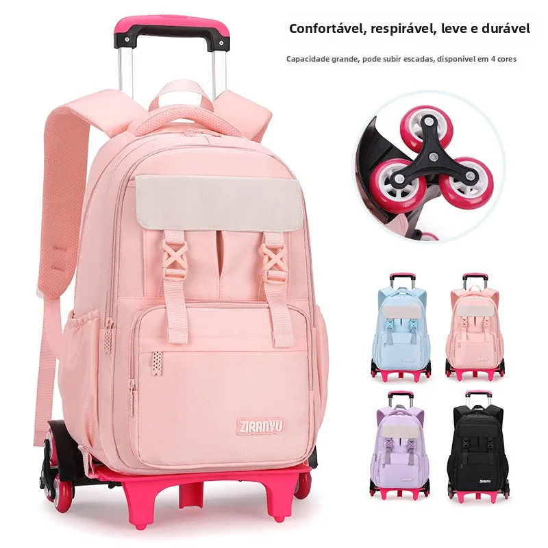 zaino-impermeabile-di-grande-capacita-con-asta-estraibile-per-ragazze-borsa-scolastica-per-bambini-con-doppia-tracolla-e-protezione-anticaduta-per-scale