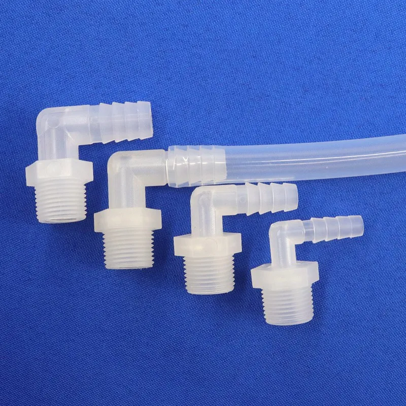 5~100pcsM12 6~12mmThreaded Barbed Connectors Garden Irrigation Hose Aquarium Fish Tank Air Pump Aerator Hose ElbowConnector