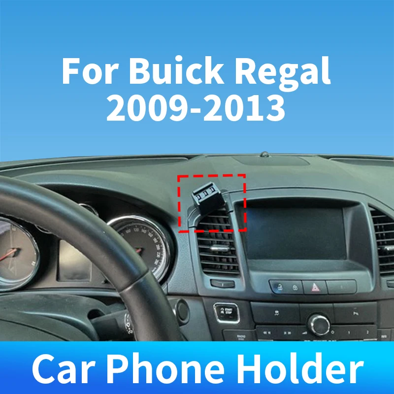 Für Buick Regal 2009 2010 2011 2012 2013 Spezieller Telefonhalter Magnetische Auto-Telefonhalterung Intelligente Sensorik Unsichtbare Basis Zubehör