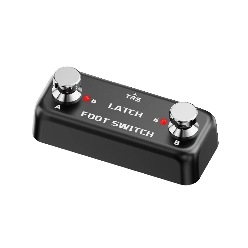 Dual Footswitch Controller with Latching/Momentary Switching Modes