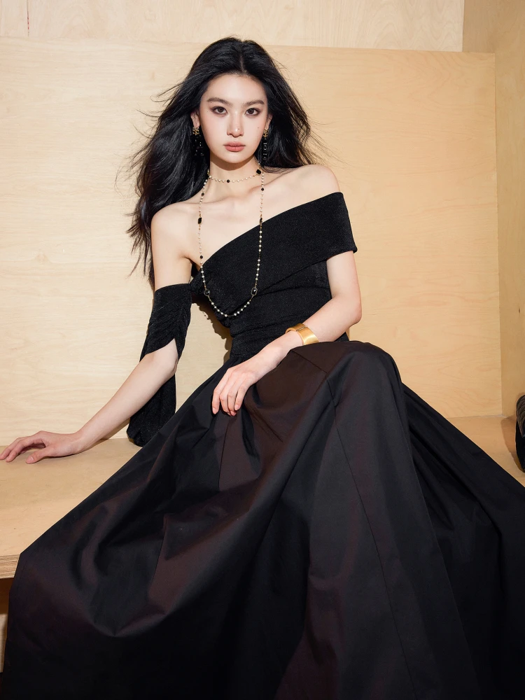 فساتين نسائية أنيقة بدون أكمام للخريف سروال قصير وطية صدر السترة مرقعة وشاحات بطانة حزام H-line College Preppy OL