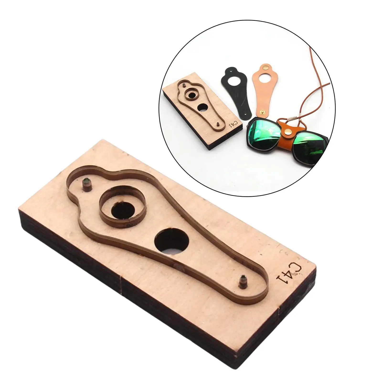 PU Leather Craft Cutting Die Mold Leathercrafts Punching Tool for Househld