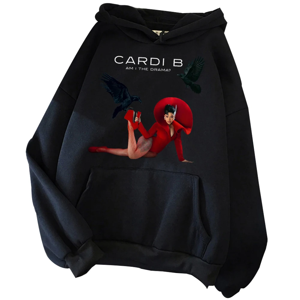 Cardi B Am I ألبوم الدراما 2025 هوديي Harajuku الهيب هوب البلوز القمم البلوز هدية