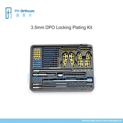 3.5mm DPO Locking Plating Kit Titanium AlloysDouble/Triple Pelvic Osteotomy Plate Professional Veterinary Orthopedics