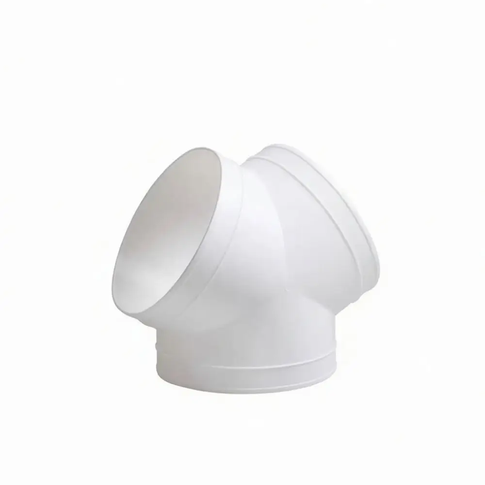 Air Ducting Connector T Shape Y Type Hose Fitting 100mm 150mm Reducer Exhaust Ventilation System Airflow Joint Adapter
