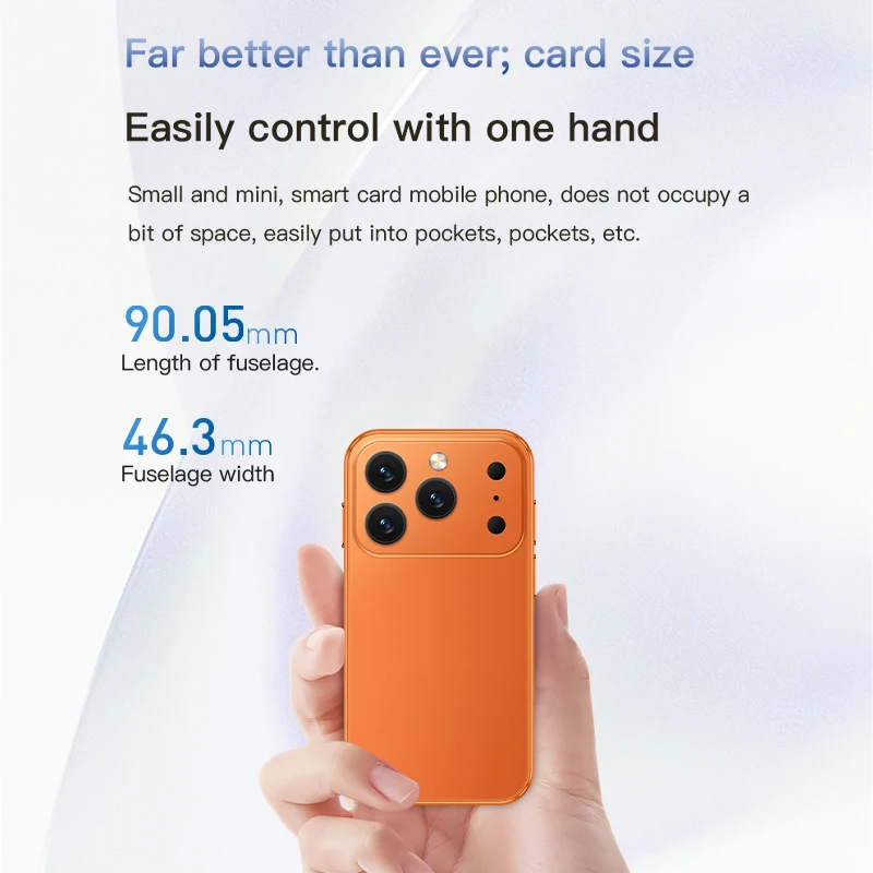 SOYES i17 Mini Smartphone 3.0 "2GB RAM 16GB ROM Dual SIM Standby Dual Camera Android 9.0 3G Netwerk Gift Kleine Telefoon