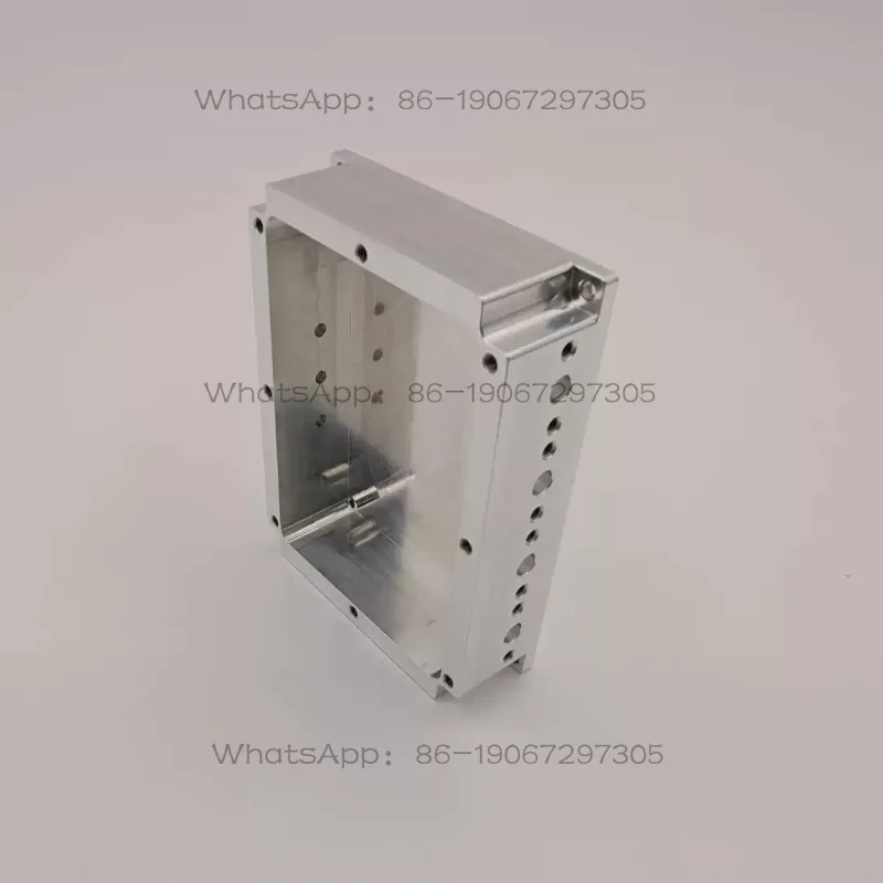 Metal Box, Aluminum Case, Shielding Box, Length 80mm, Width 60mm, Height 22mm SMA Connector Piercing Capacitor Power Supply CNC