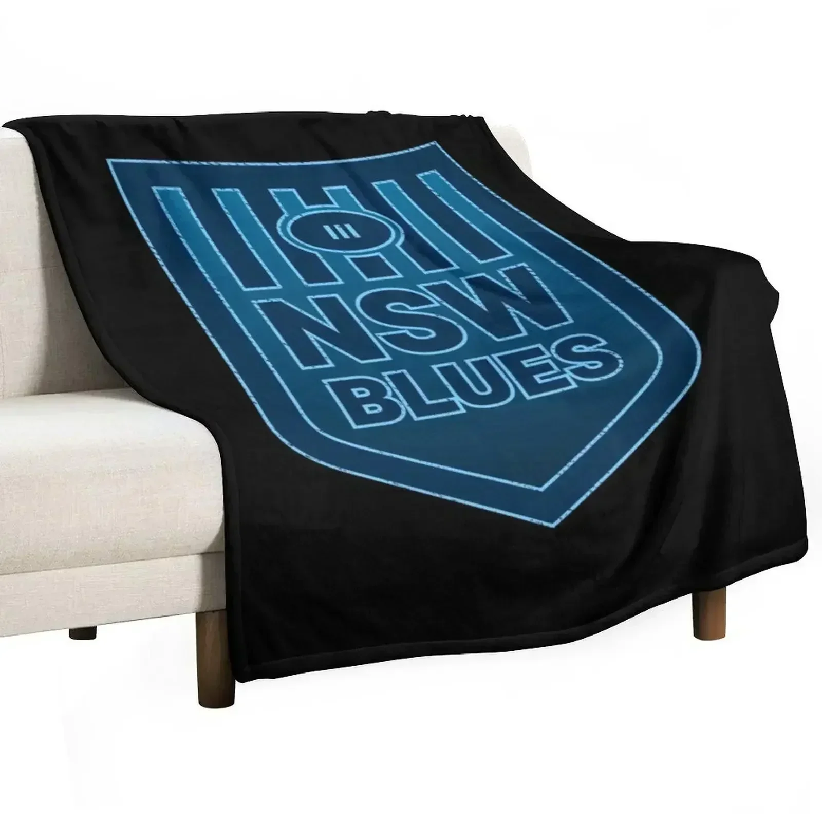 NSW State of Origin Throw Blanket Fade Resistant Durable Throw Blanket