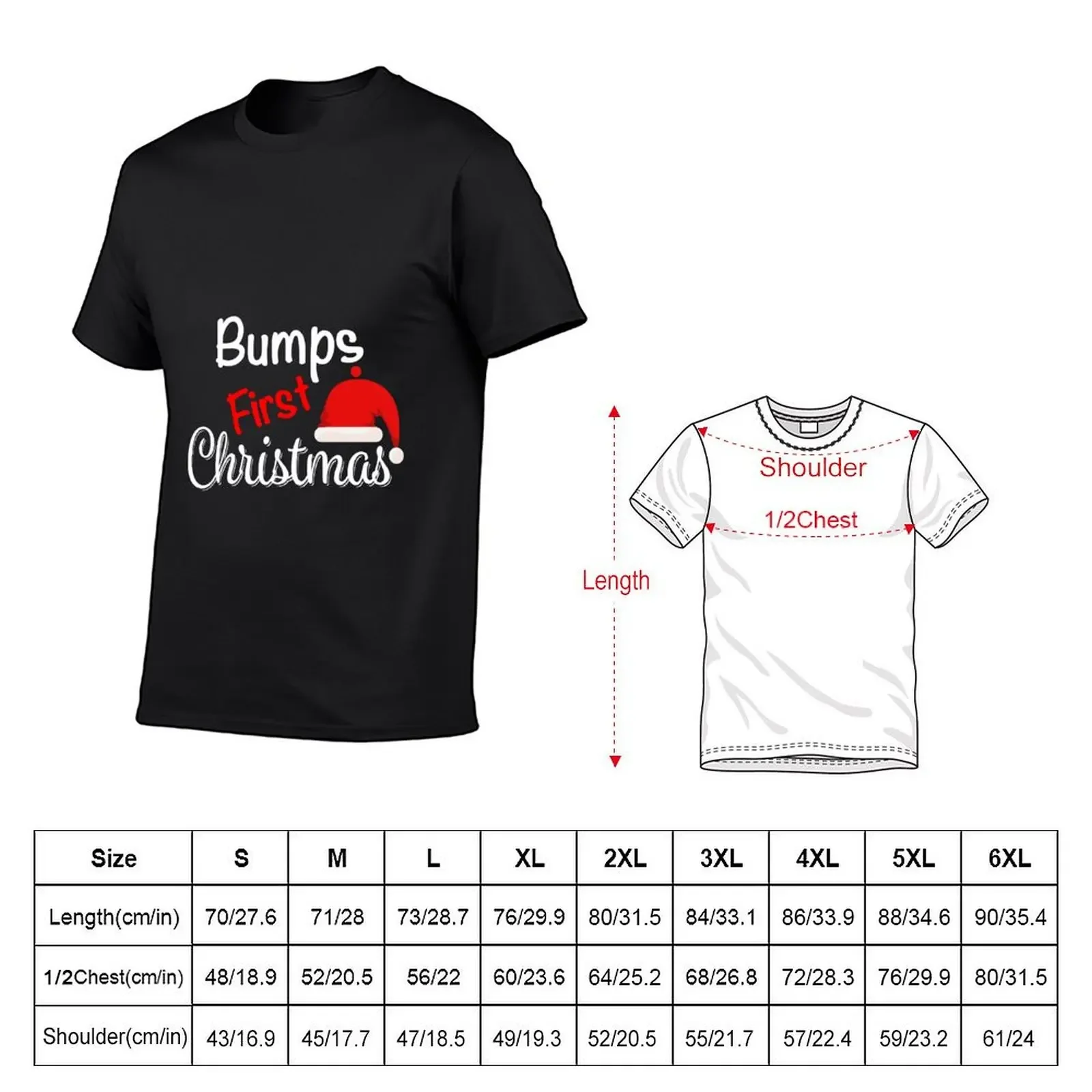 Bumps First Christmas shirt T-Shirt vintage anime shirt rapper graphic tees men tshirt