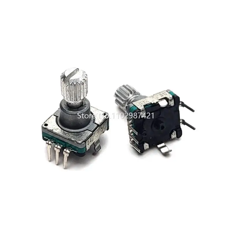 1 Piece EC11 Type Encoder With Push Switch 18 Positions 9 Pulses 5Pin Shaft Length 13MM