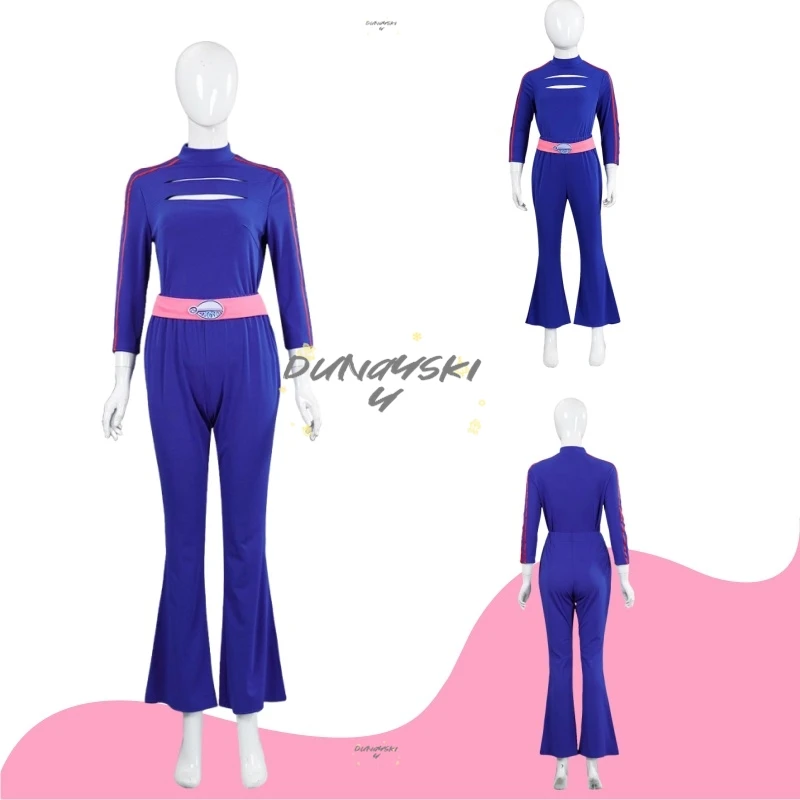 

2025 TV Zombies Cosplay Costume Women Fantasia Clothing Female Disguise Blue Sexy Outfits Halloweeen Party Carnival Suits