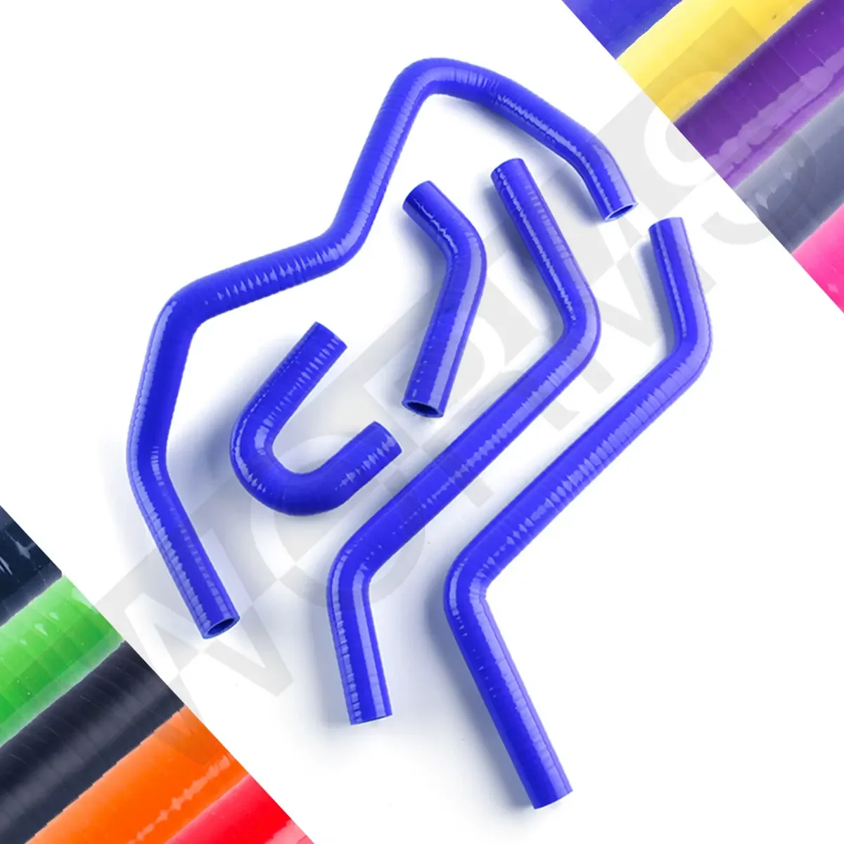 5PCS For 2004-2009 Yamaha Rhino 450 660 YXR450FA YXR660 Silicone Radiator Hose Kit 2005 2006 2007 2008