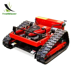 Lawn Mower 550mm Grass Cutting Machine Gasoline Mower with Remote Control for Garden Lawns Green Belts Orchards