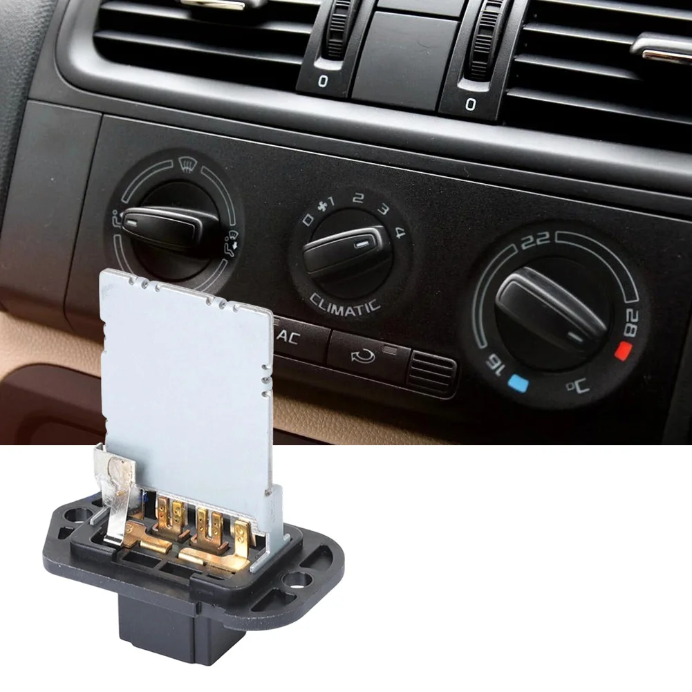 

Резистор вентилятора отопителя для Kia Picanto I 2004-2011, OEM 9703507000 0917214, замена для обеспечения стабильной работы двигателя отопителя